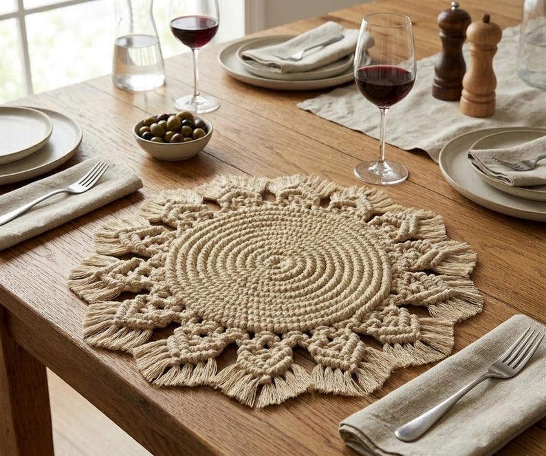 Handwoven Table Decor That Brings Vacation Vibes to Your Table
