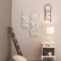 Pink Dreamcatcher Bundle Boho Wall Hanging Girls Room Decor Set with Light Catcher