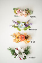 Bohemian Macrame Dreamcatcher with 6-Pointed Star, Lace Tassels, Seasonal Floral Accents