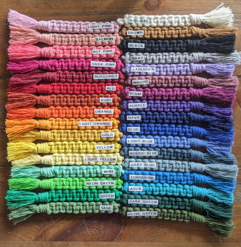 Macrame Coaster Heart and Rectangle, 33 Colors, Boho Home Decor, Coffee Mug Rug