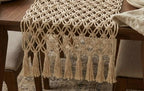 Macrame Table Runner Boho Cotton Woven Dining Accent 36"-120"