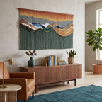 Large Macrame Wall Hanging, Handmade Cotton Tapestry, Modern Farmhouse Wall Decor, Sizes S-M-L