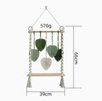 Macrame Wall Shelf Woven Hanging Shelf for Plant Display, Boho Home Decor, 2 Styles